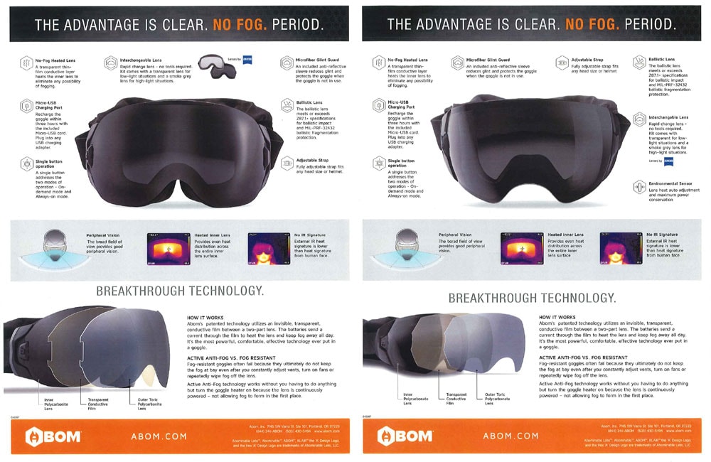 ABOMゴーグルが米軍の信頼を得ました | ABOM Goggles 公式