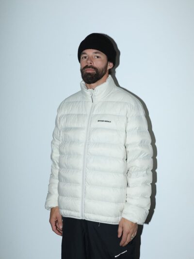 Packable Down Jacket Off White | AW23 Layering | Beyond Medals