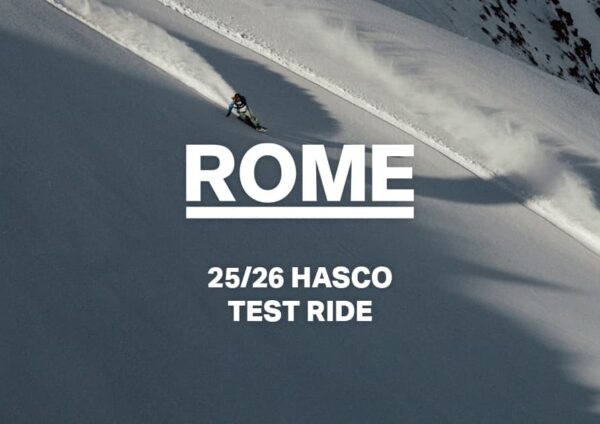 25/26 ROME SNOWBOARDS New Model Test Ride